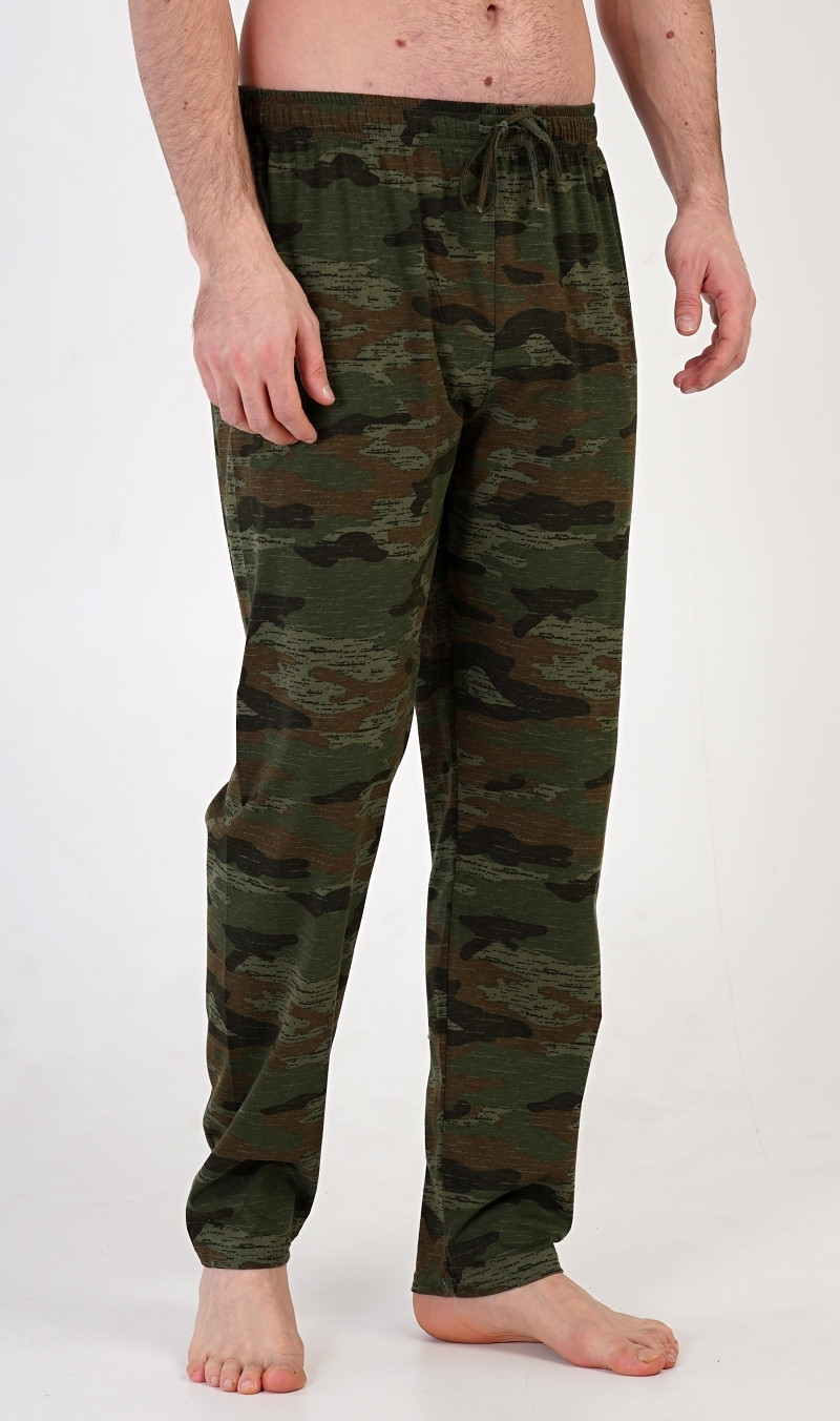 Pánské pyžamové kalhoty Army khaki XXL