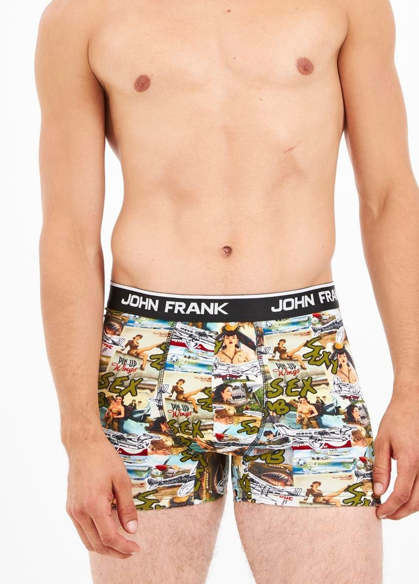 Pánské boxerky John Frank JFBD366 Dle obrázku L