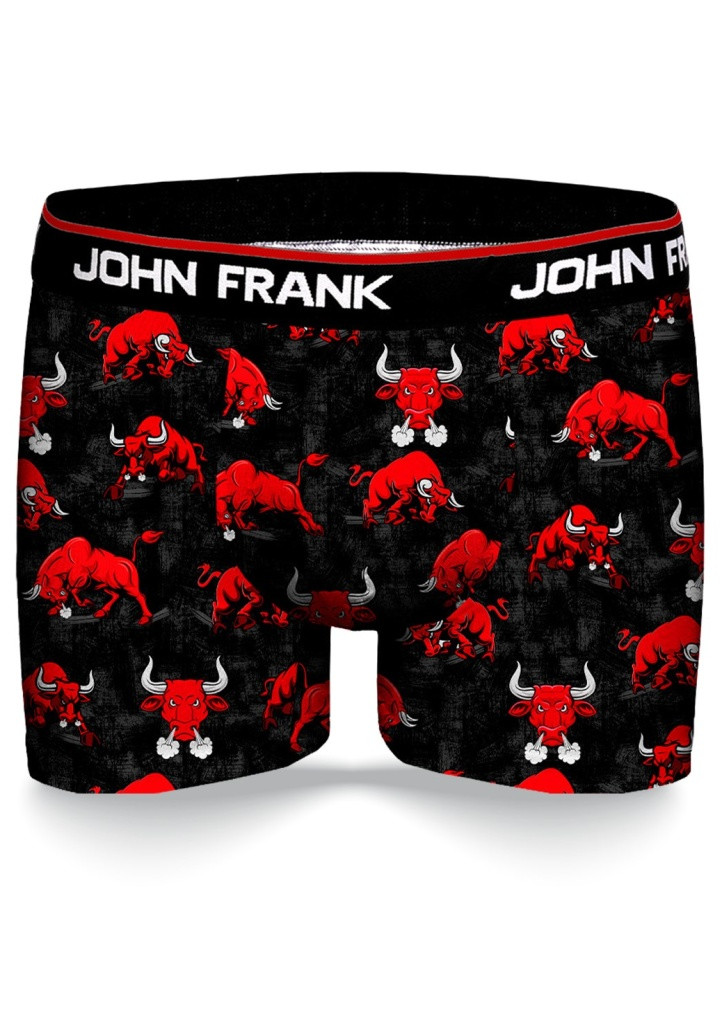 Pánské boxerky John Frank JFBD332 XXL Černá