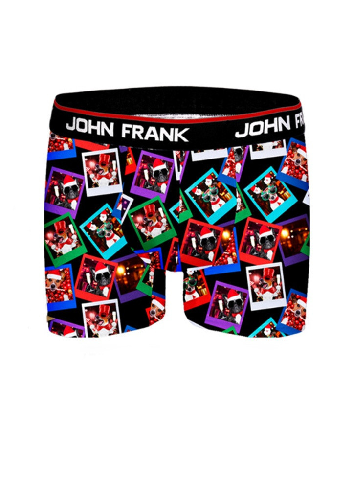 Pánské boxerky John Frank JFBD24-CH Velikost: M, Barva: černá