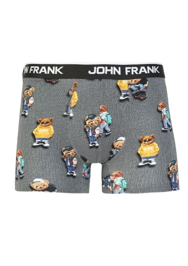 Obrázok Pánske boxerky John Frank JFBD325-COOL TEDDY L Sv. šedá