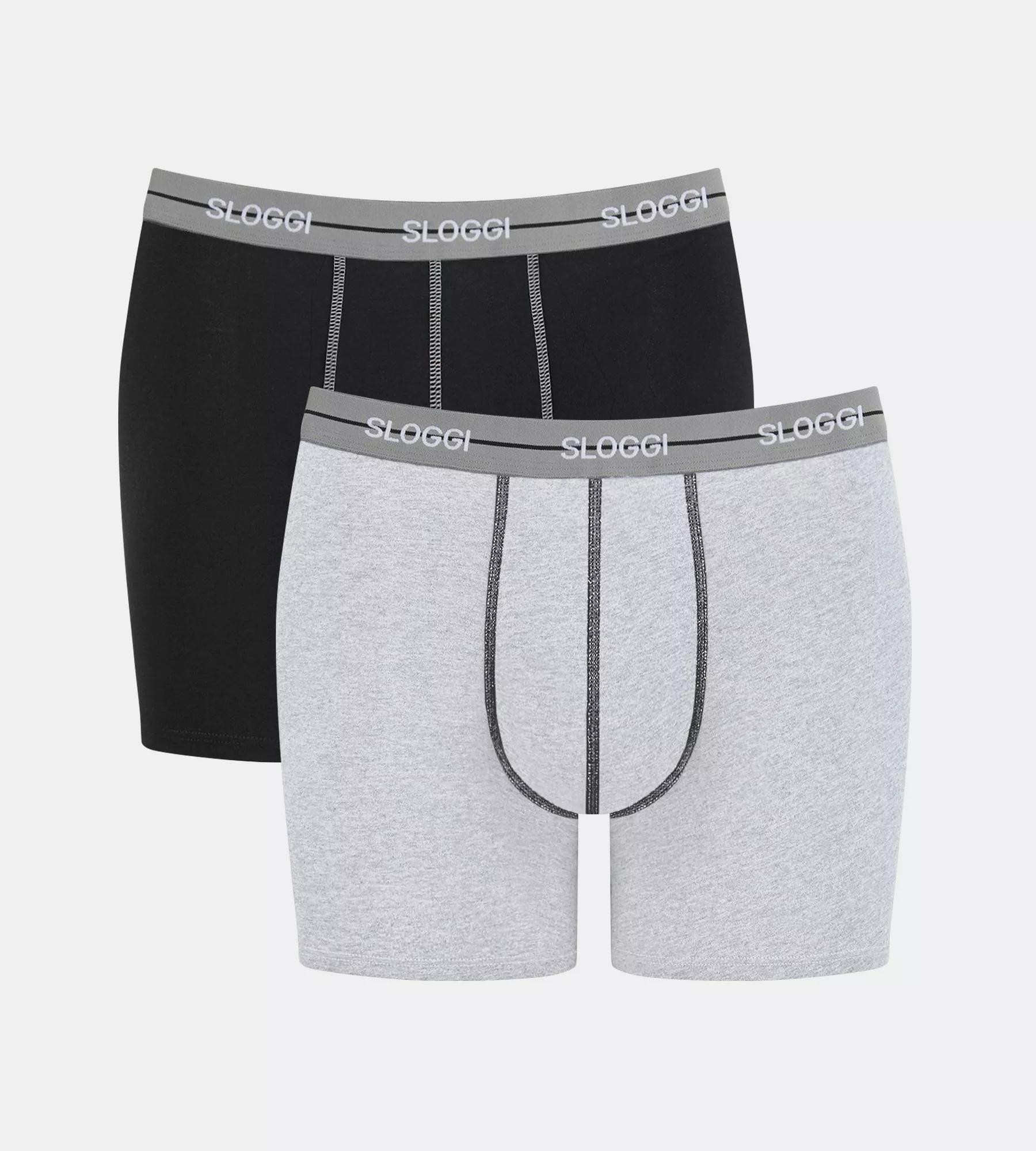 Pánské boxerky Start Short C2P box - GRAY - šedé M013 - SLOGGI GRAY 4