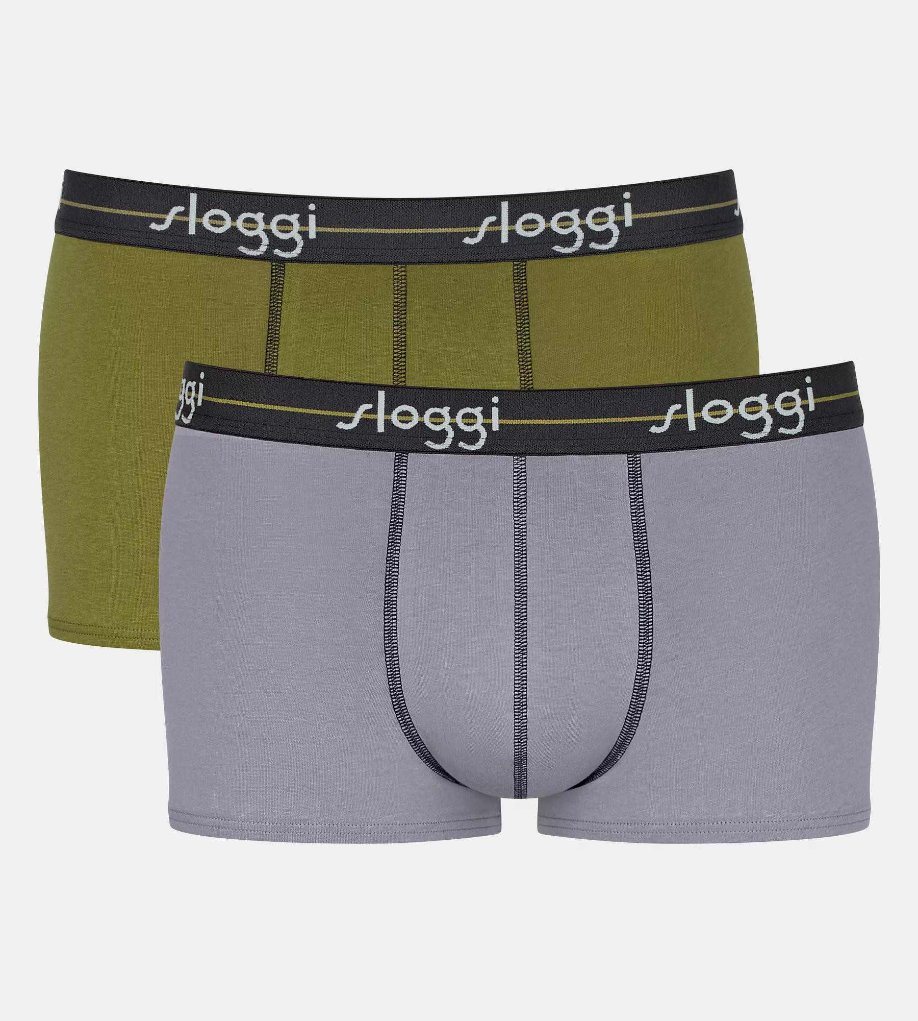 Pánské boxerky Start Hipster C2P box - GRAY - šedé M029 - SLOGGI GRAY 5