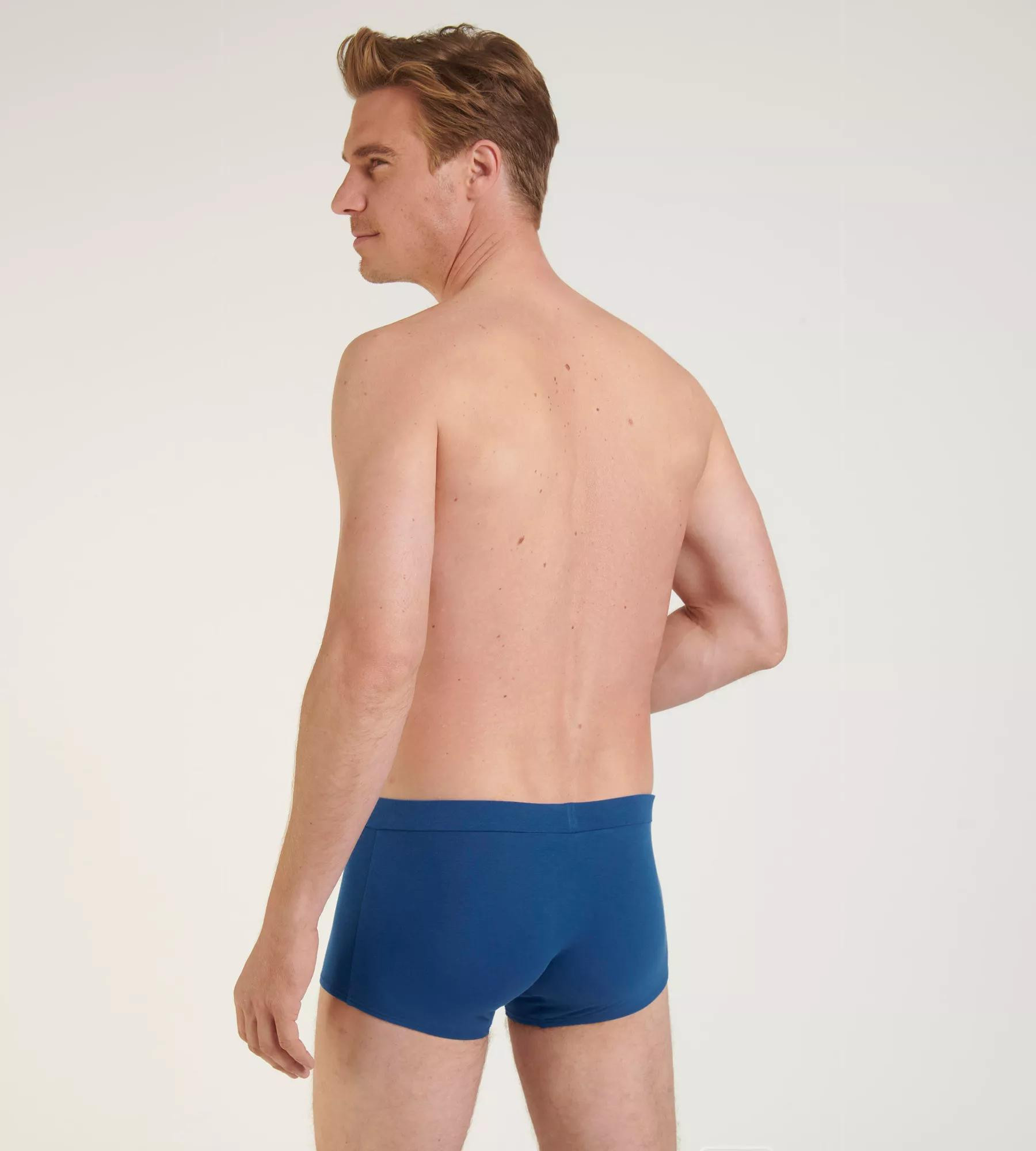 Pánské boxerky GO Natural Hipster C2P - BLUE - modré M008 - SLOGGI BLUE L