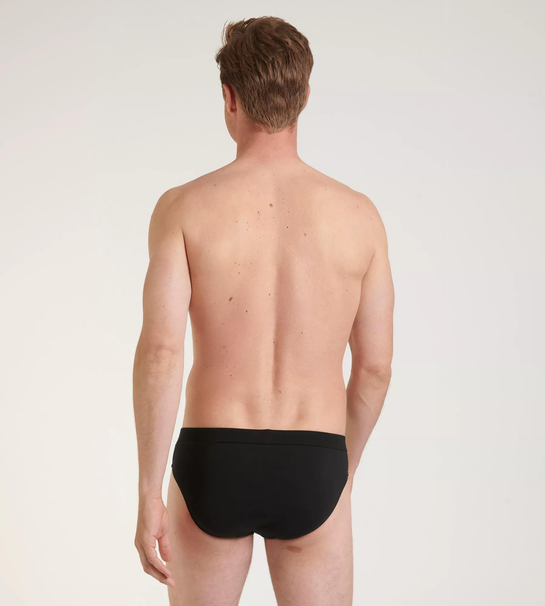 Pánské slipy GO Natural Brief C2P - BLACK - černé 0004 - SLOGGI BLACK L