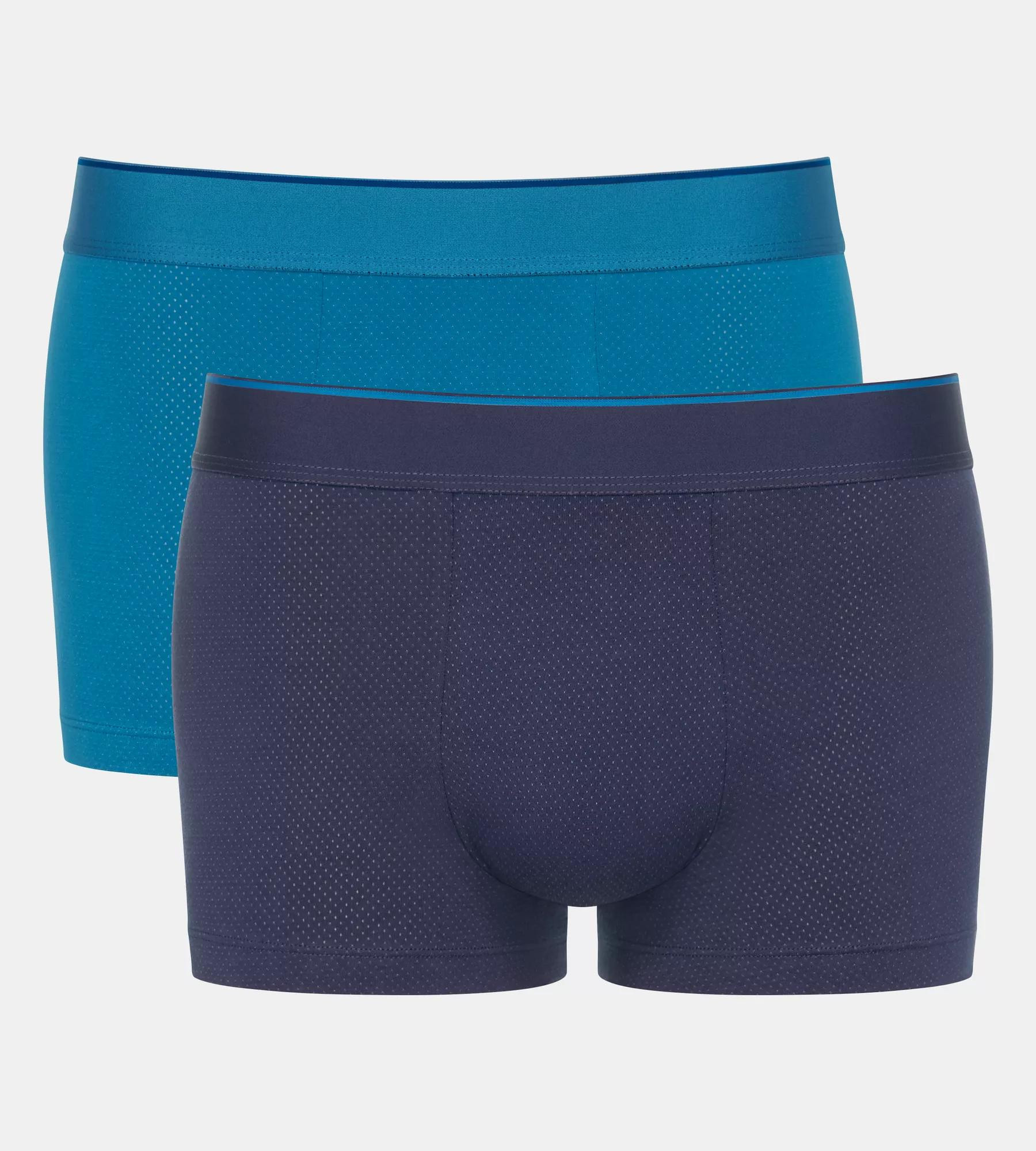 Pánské boxerky EVER Airy Hipster C2P - BLUE - modré M008 - SLOGGI BLUE S