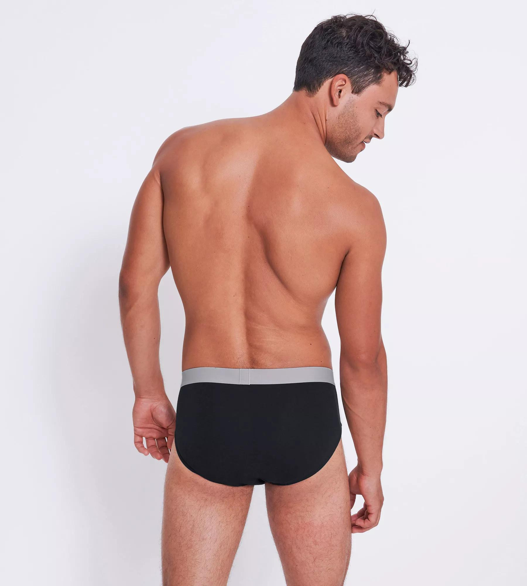 Pánské slipy GO ABC 2.0 Brief 2P - BLACK - černé 0004 - SLOGGI BLACK S