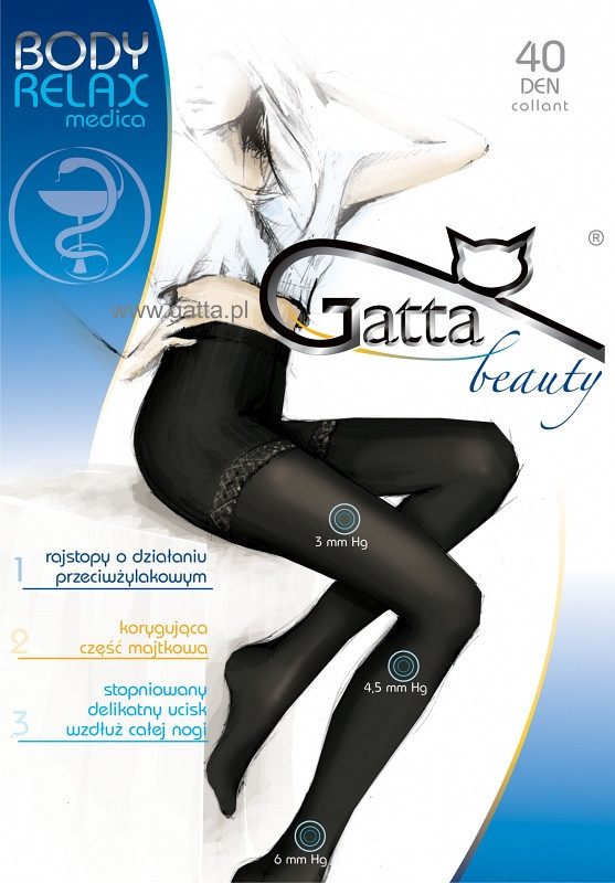 Dámské punčochové kalhoty Body Relax model 7462458 40 den 24 odstín béžové 3M - Gatta