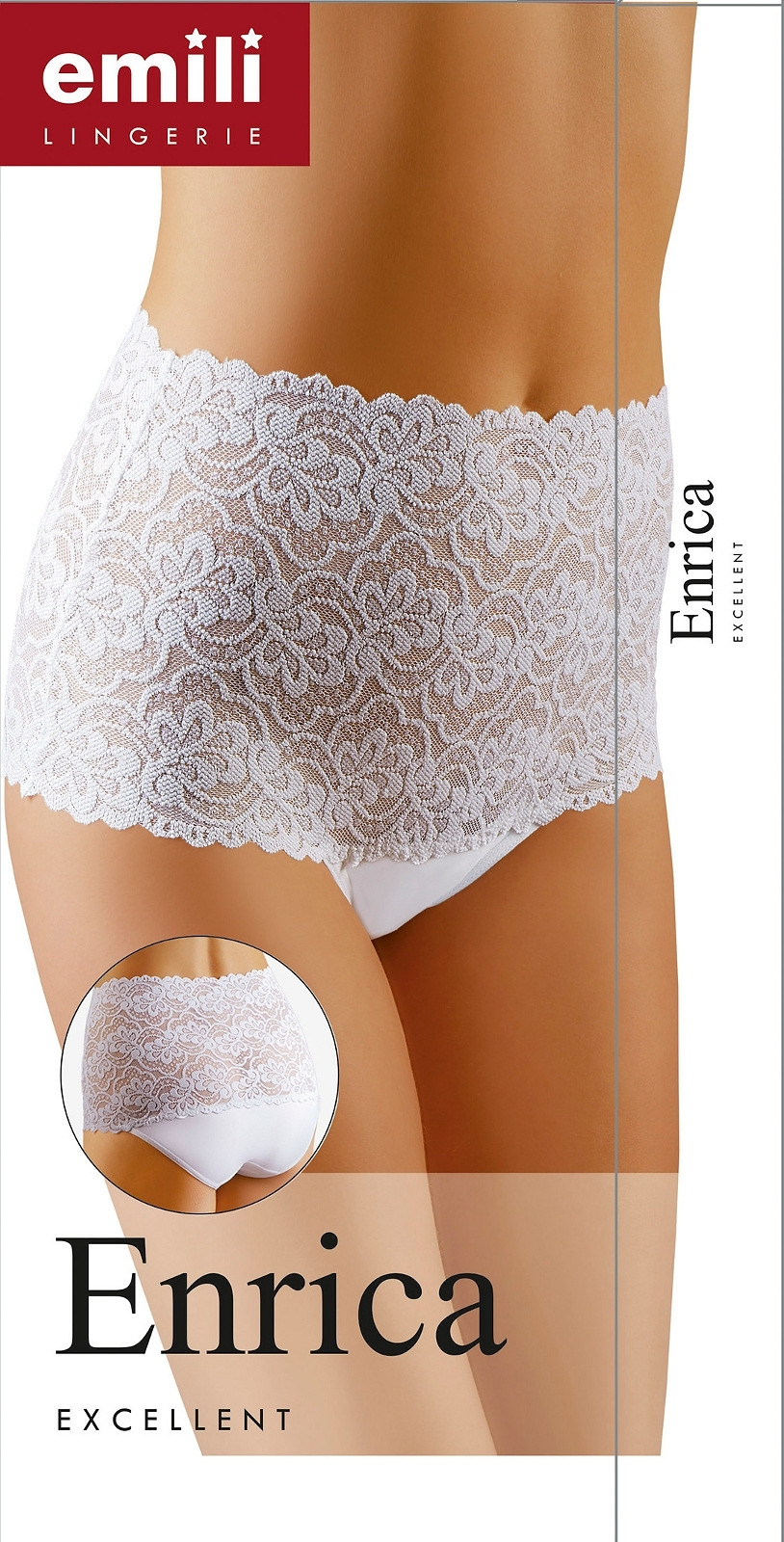 Klasické dámské kalhotky model 5790153 bílá M - Emili