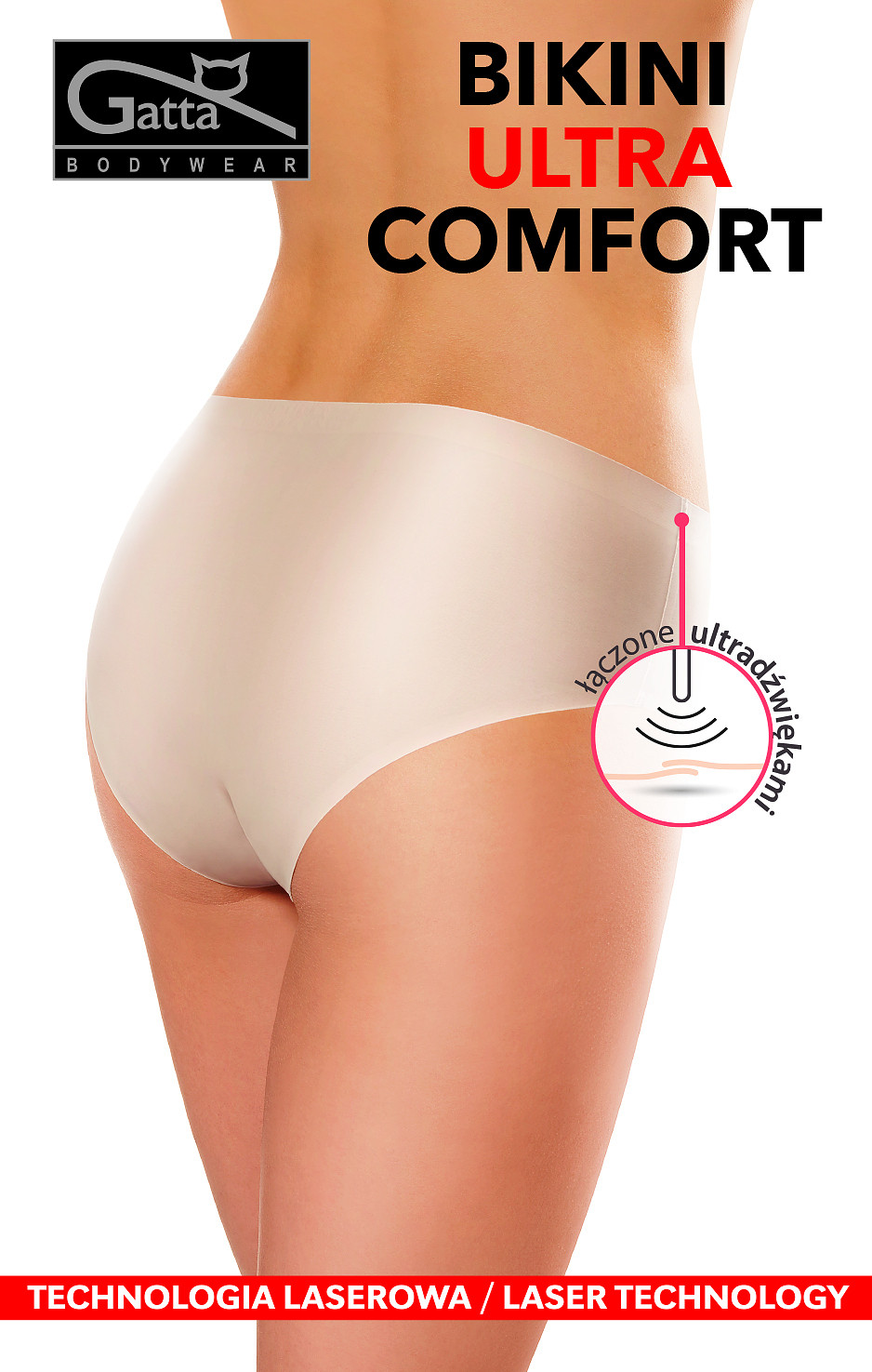 Obrázok Nohavičky Gatta 41591 Bikini Ultra Comfort Farba: white / biały, veľkosť: S