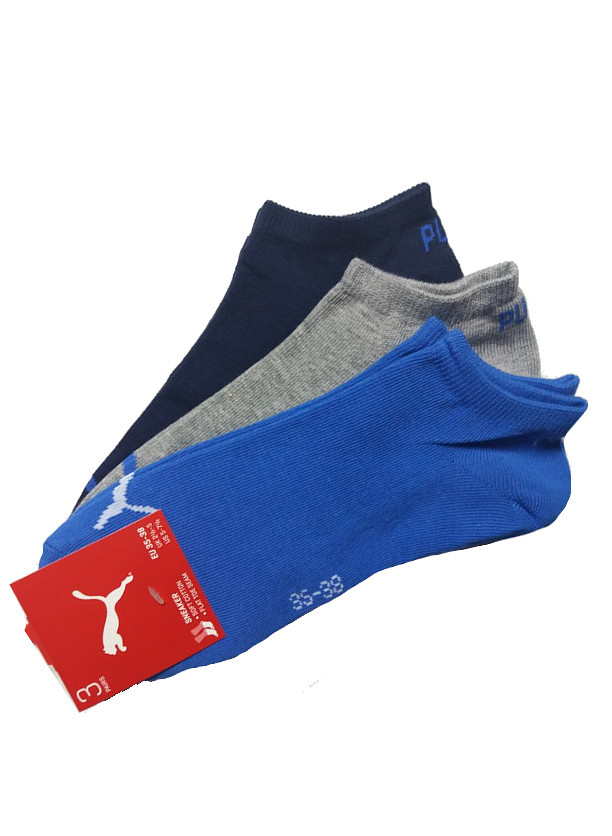 Ponožky model 8349918 Sneaker Soft A'3 - Puma Barva: kombinace šedé barvy, Velikost: 43-46