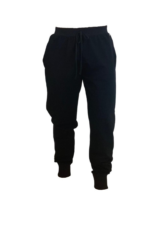 Pánské teplákové kalhoty model 17014625 - De Lafense Barva: černá, Velikost: XXL