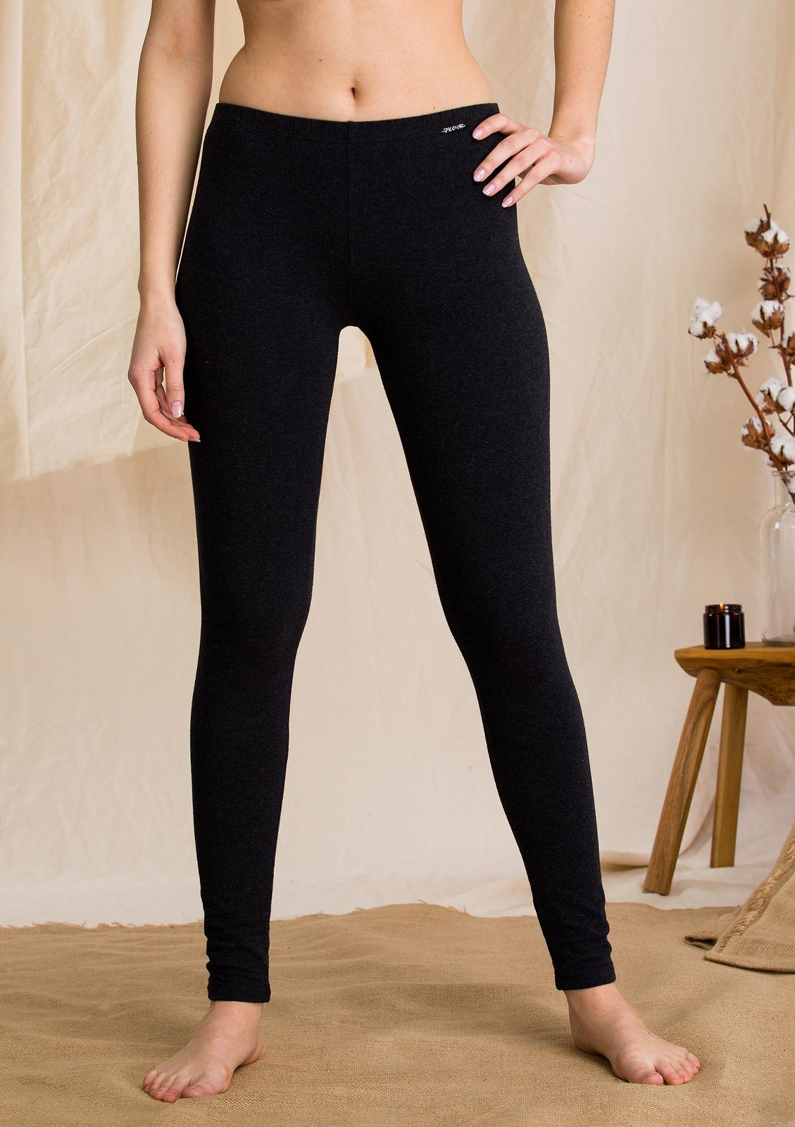 Dámské legíny Key Hot Touch LXL 729 1 S-XL světle šedá XL