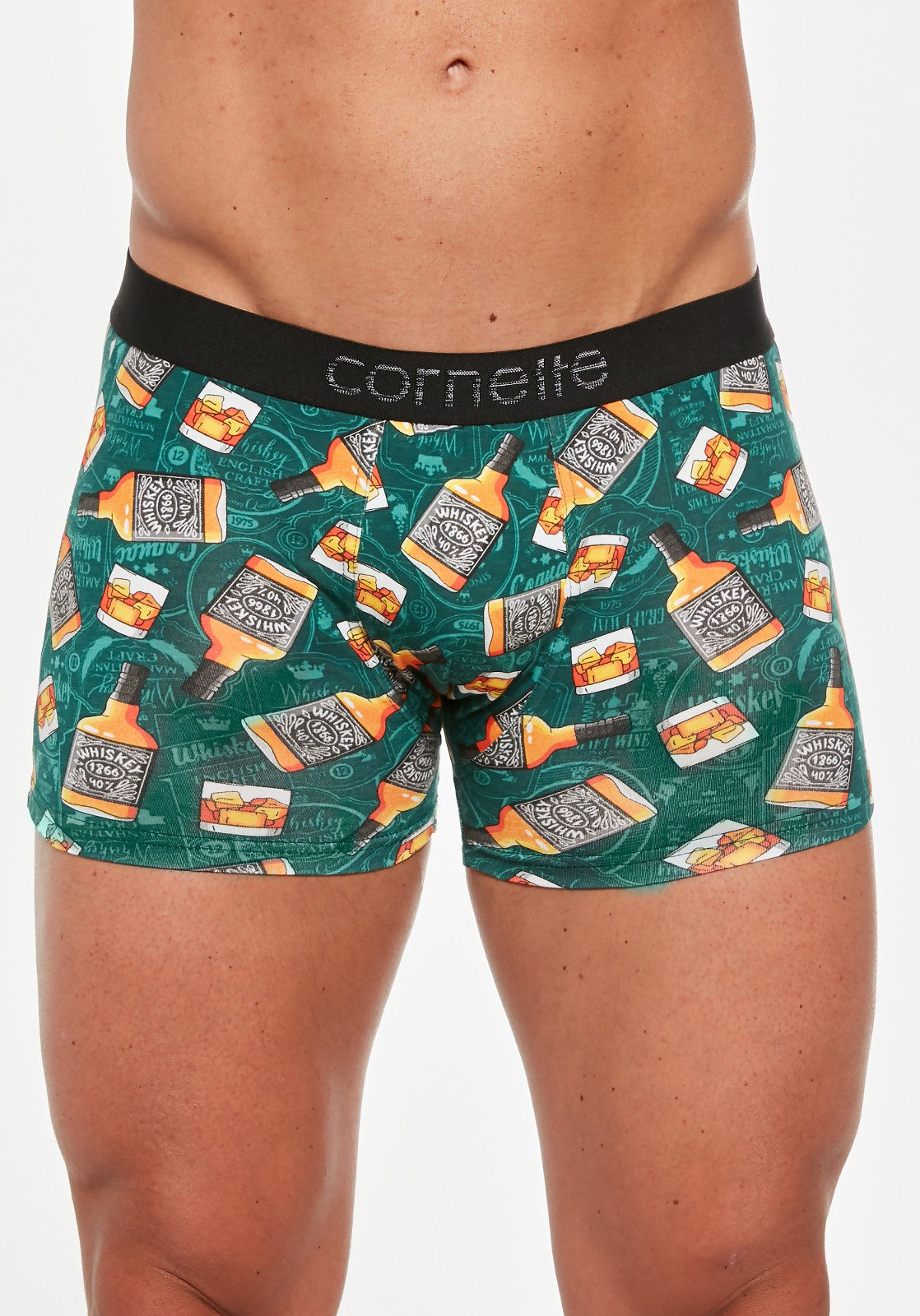 Boxerky Cornette High Emotion 508/138 S-2XL zelená S