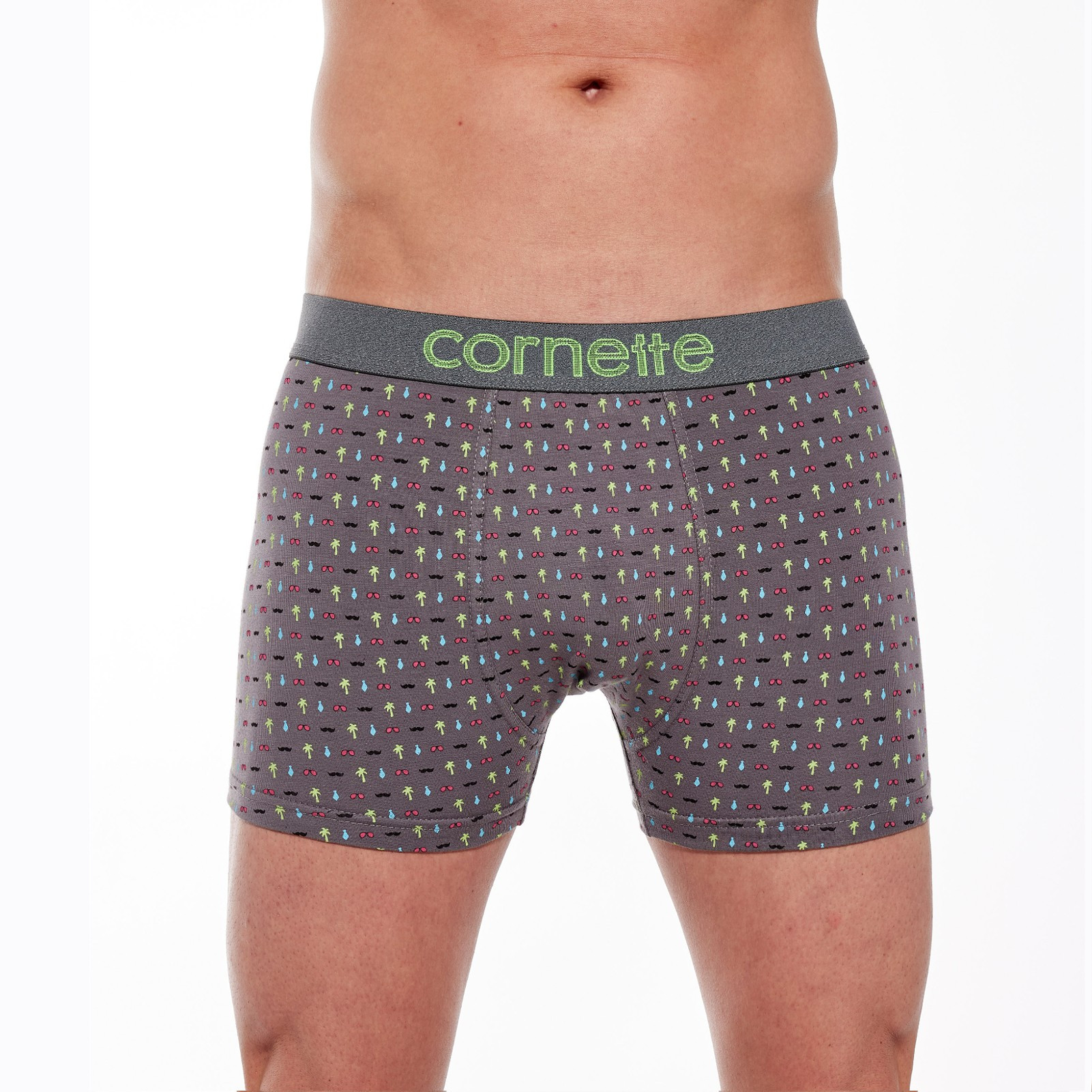 Pánské boxerky Cornette High Emotion 508/146 S-2XL grafit S