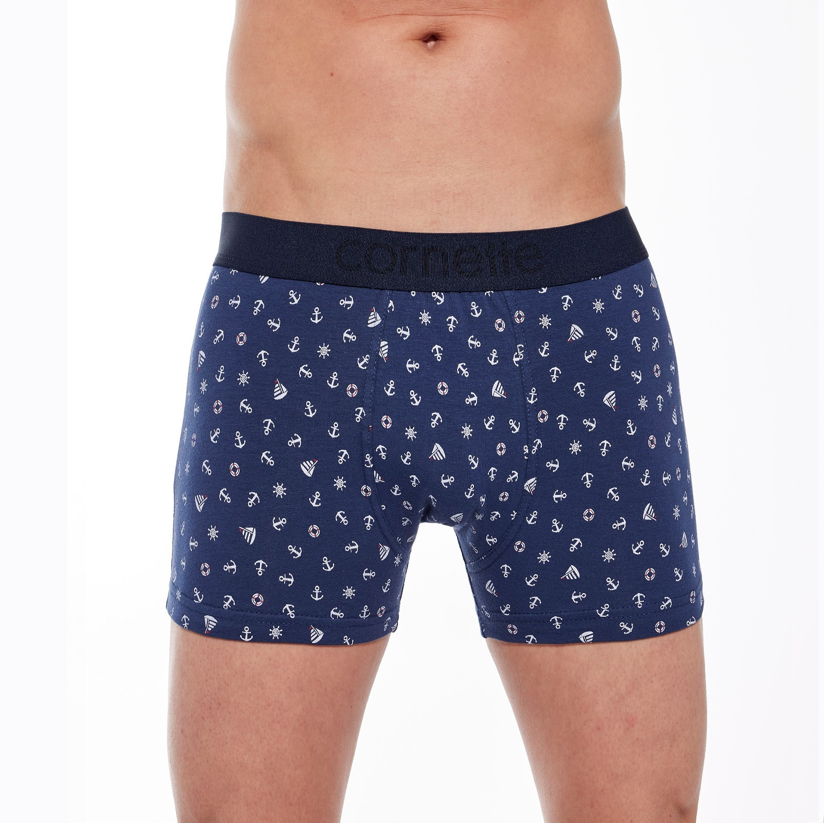 Boxerky Cornette High Emotion 508/145 S-2XL tmavě modrá S