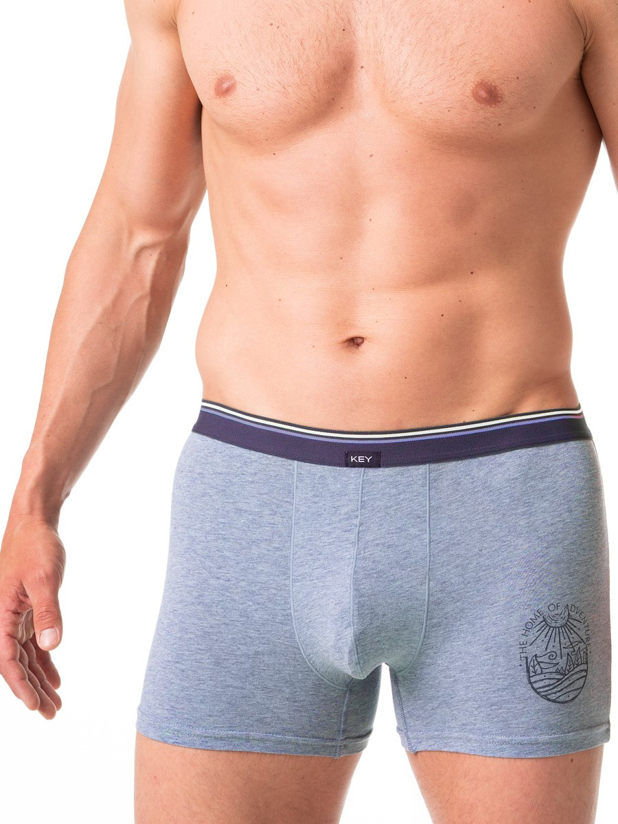 Boxerky Key MXH 776 A24 M-2XL modrá M