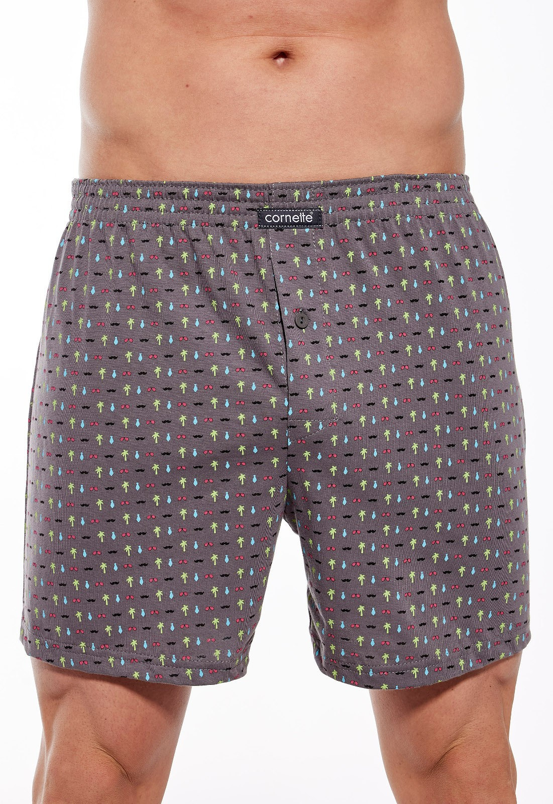 Pánské boxerky Cornette Comfort 008/282 3XL-5XL šedá 3xl