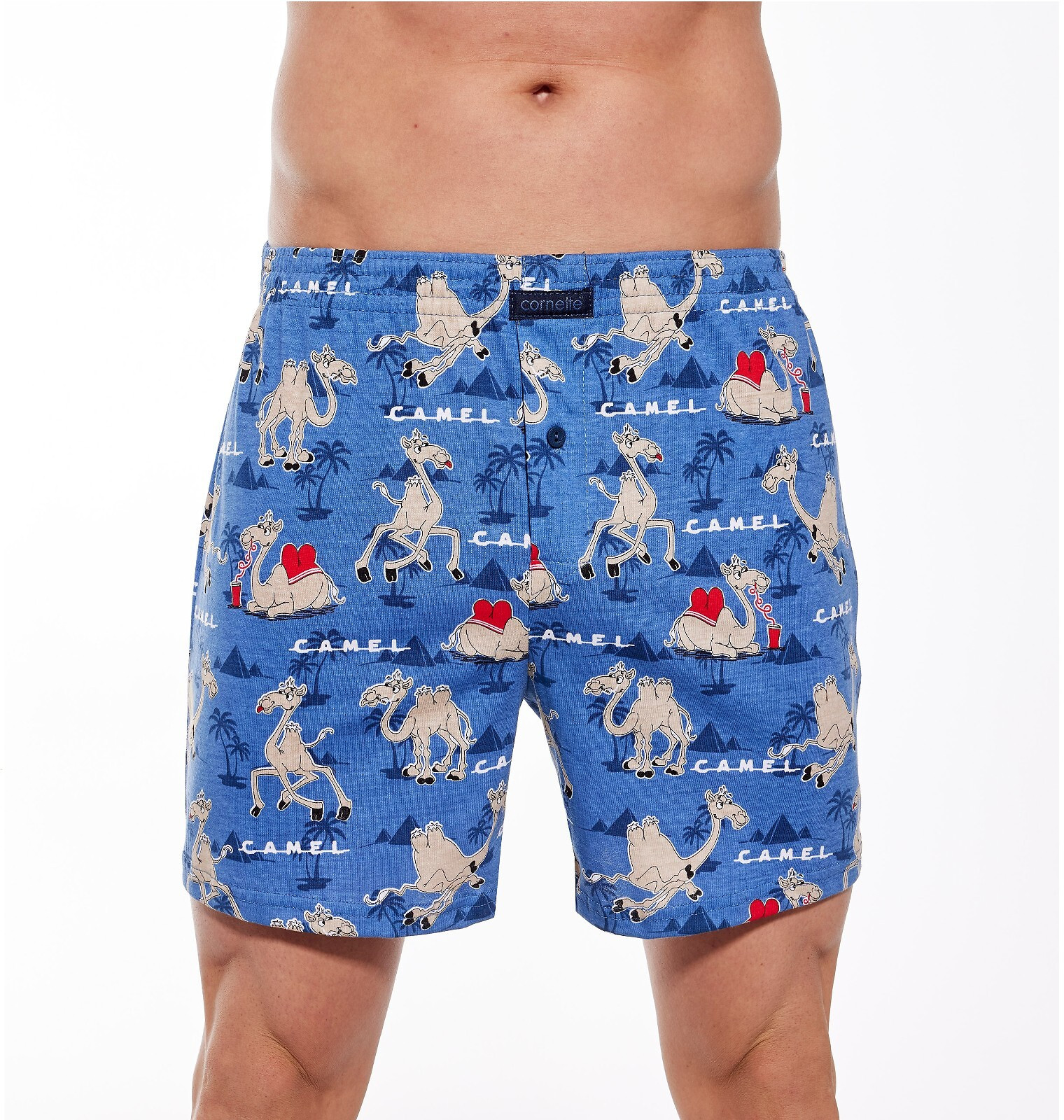 Pánské boxerky Cornette Classic 011/154 3XL-5XL džínovina 4XL