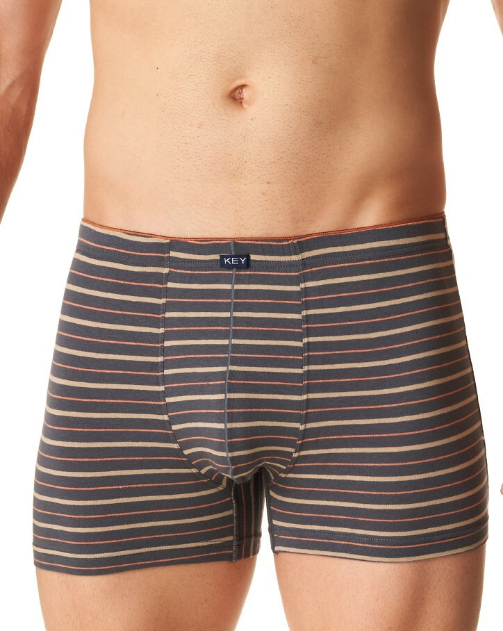 Pánské boxerky Key MXH 303 A24/25 M-2XL hnědá L