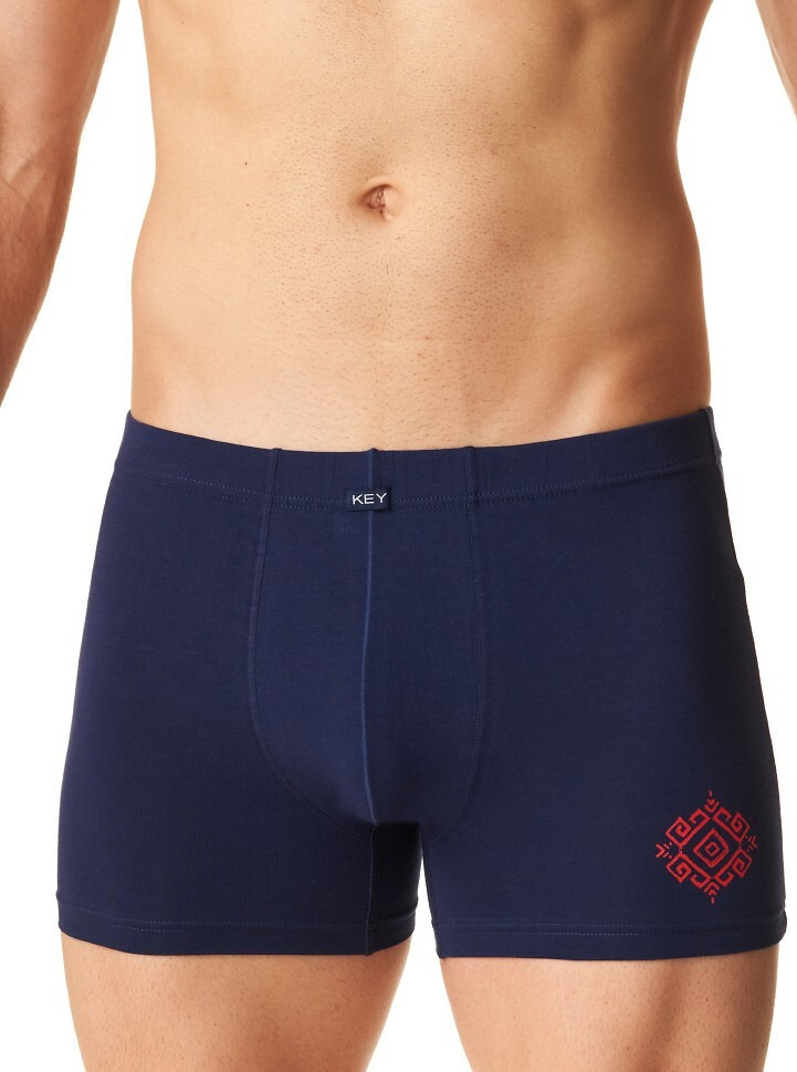 Pánské boxerky Key MXH 613 A24/25 M-2XL tmavě modrá M