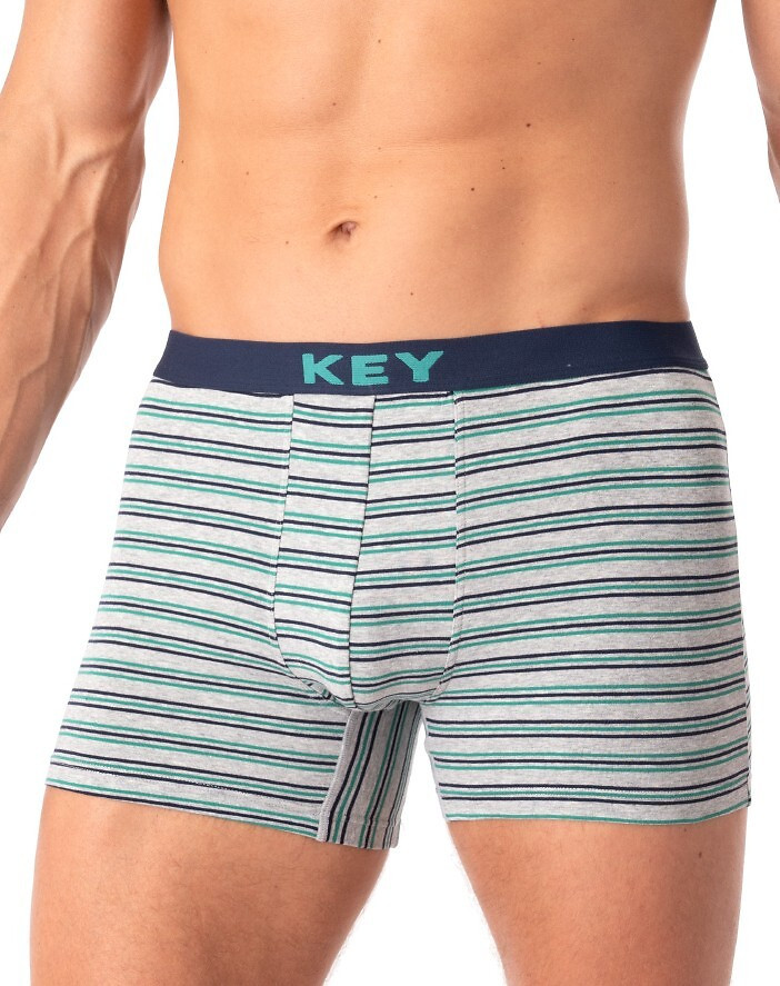 Pánské boxerky Key MXH 322 A24/25 M-2XL šedá M