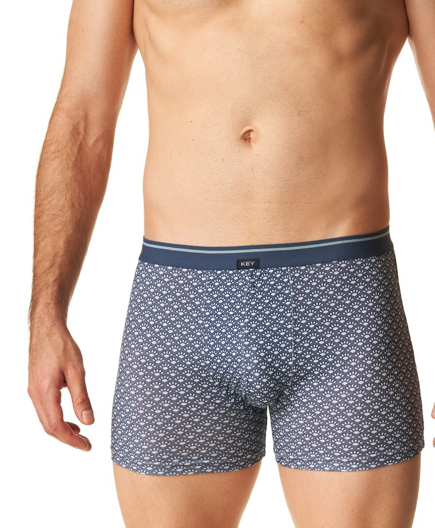 Pánské boxerky Key MXH 503 B24 M-2XL modrá XL