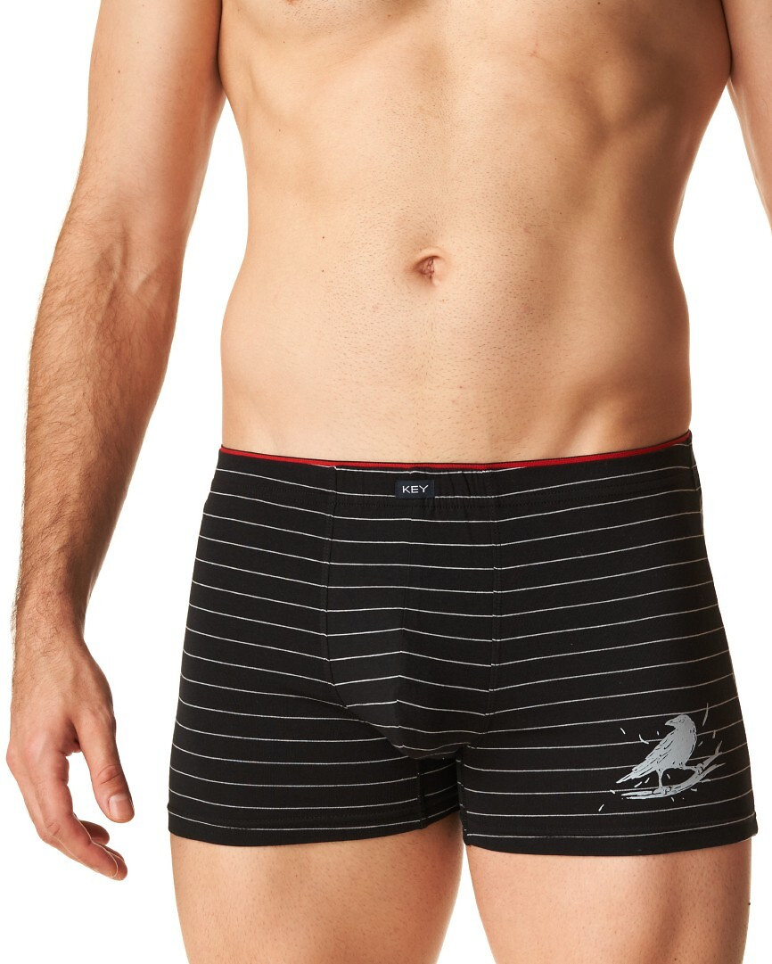 Pánské boxerky Key MXH 400 B24 M-2XL šedá M