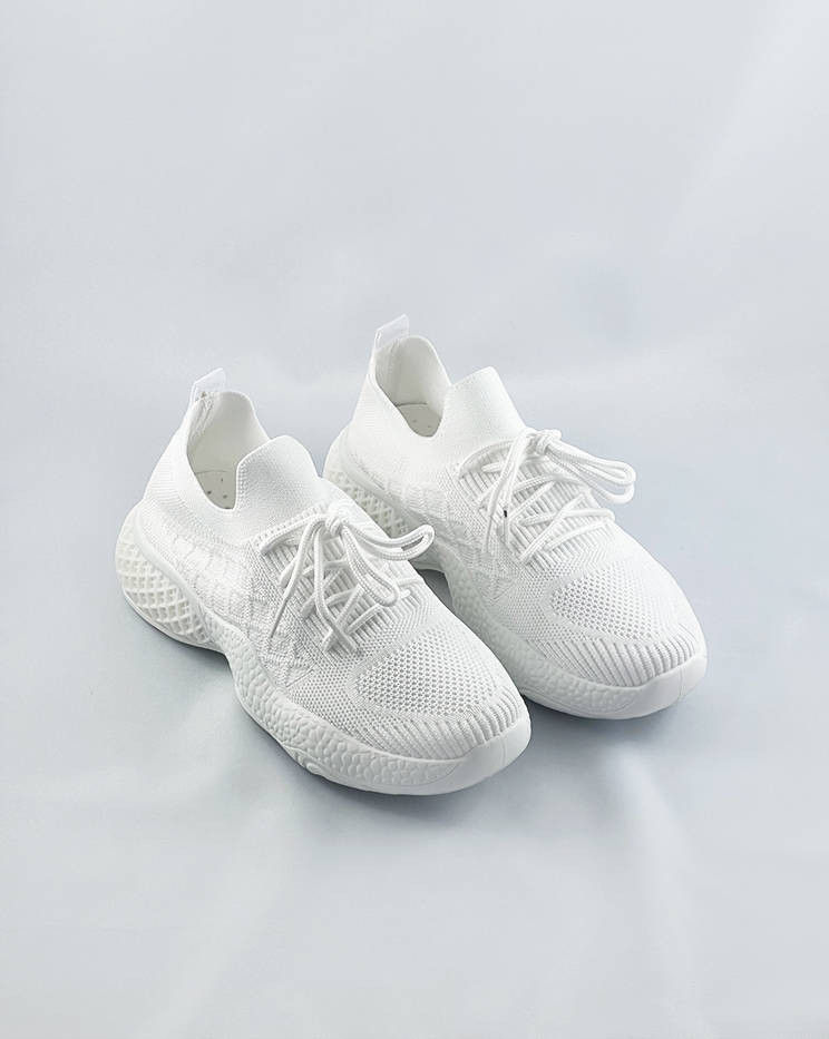 Bílé dámské sportovní boty (JY21-3) bílá jedna velikost