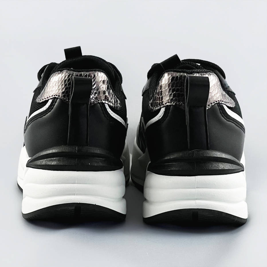 Černé dámské sportovní boty (BS-06) odcienie czerni XL (42)