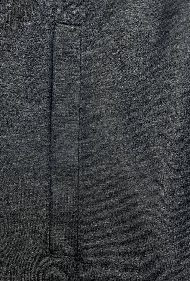 Tmavě šedé bavlněné pánské kraťasy (YW01046-A2) šedá XL