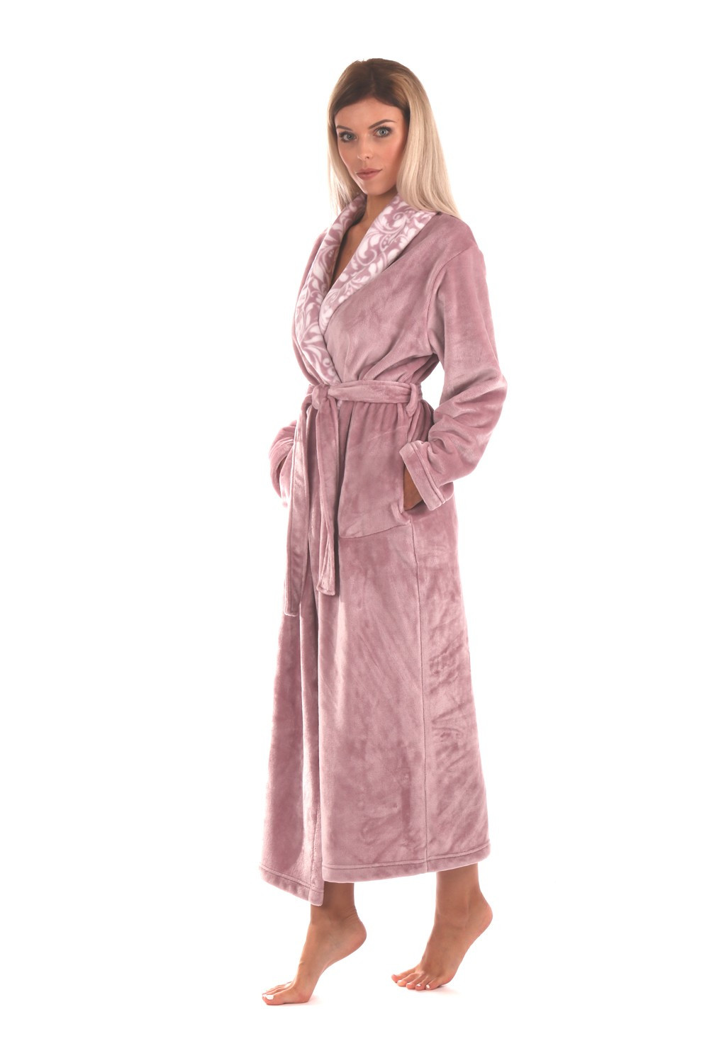 Dámský župan Flora 2556 mauve mist - Vestis XL