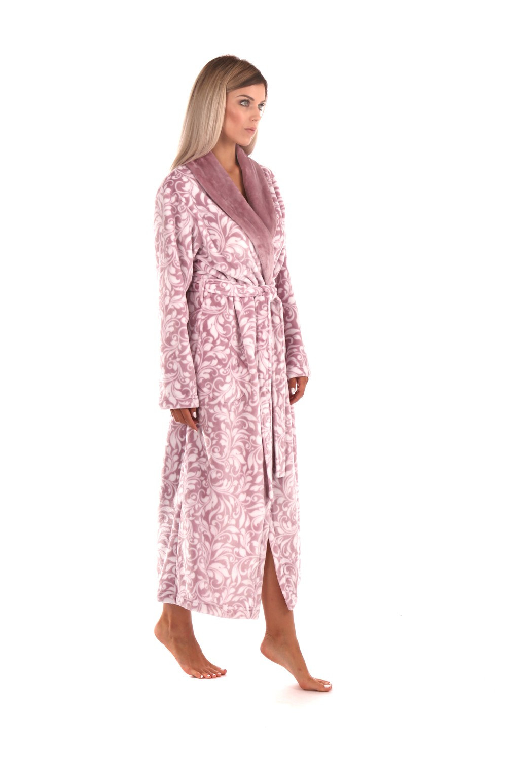 Dámský župan Flora 2556 mauve mist - Vestis XL