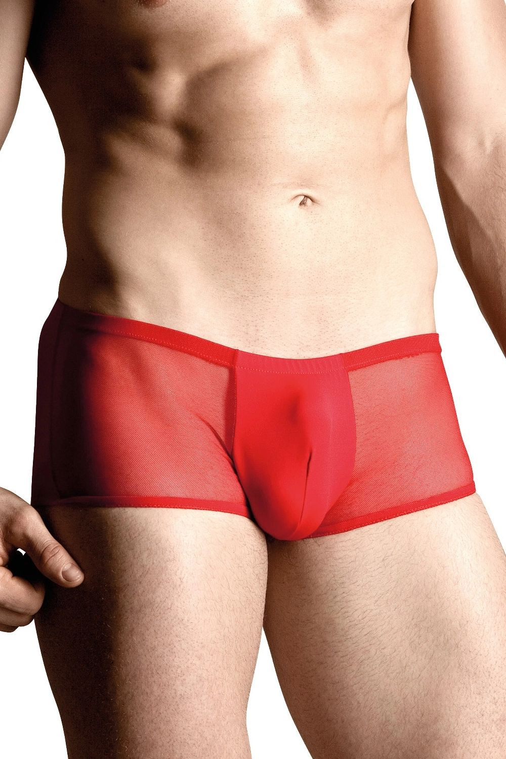 Pánské boxerky 4493 red - SOFTLINE COLLECTION červená XL