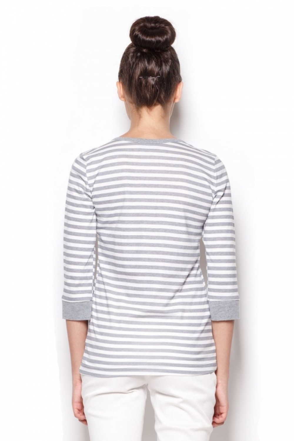 Dámské tričko model 5663670 grey - Figl Barva: šedá, Velikost: S