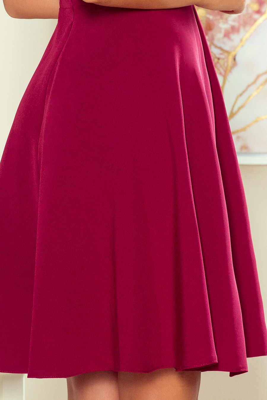 Dámské šaty model 7939138 Anita - numoco Barva: bordó, Velikost: XL