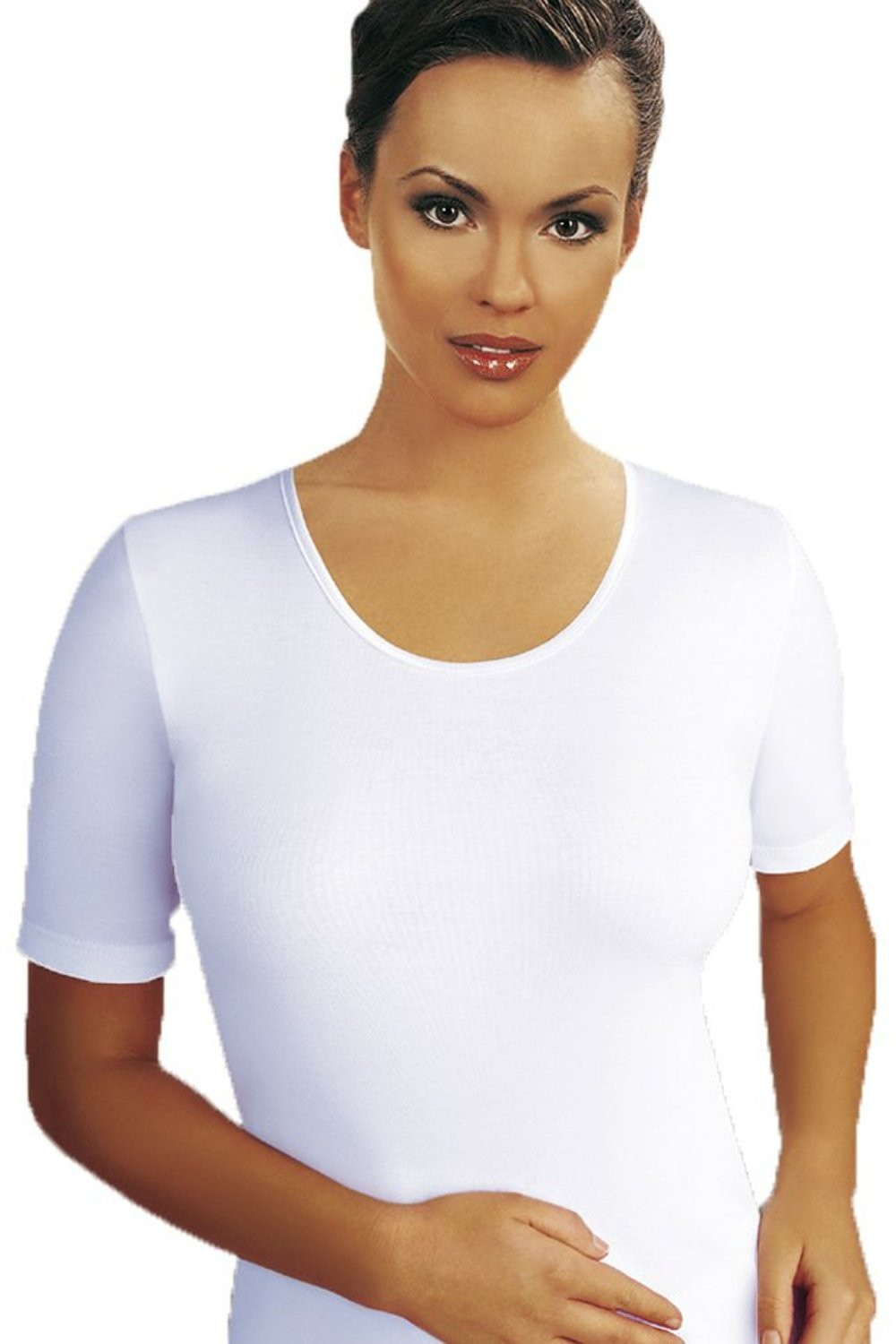 Dámské tričko Nina white model 16300266 - Emili Barva: Bílá, Velikost: L