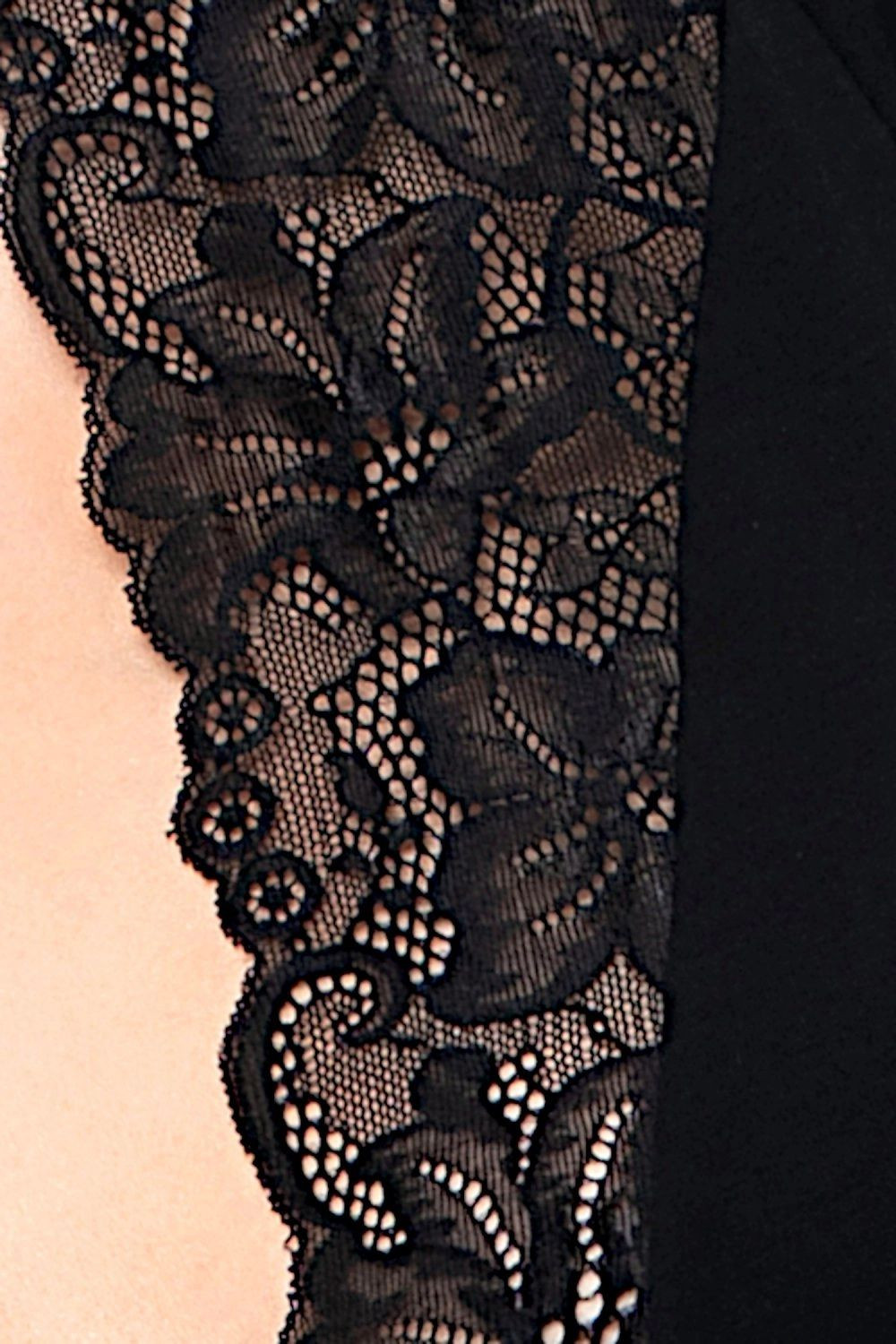 Noční košile Simone black - BABELLA Barva: černá, Velikost: M