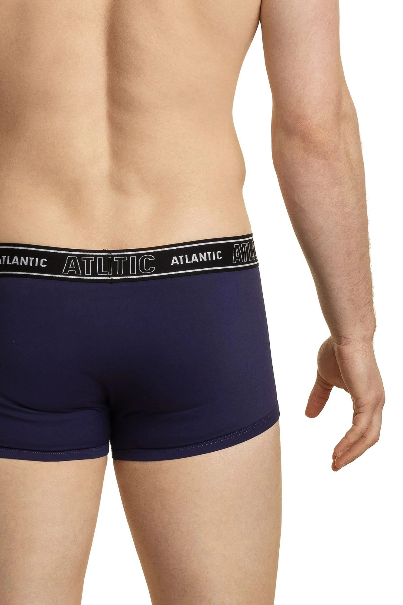 Pánské boxerky 1191 dark blue - Atlantic tmavě modrá S