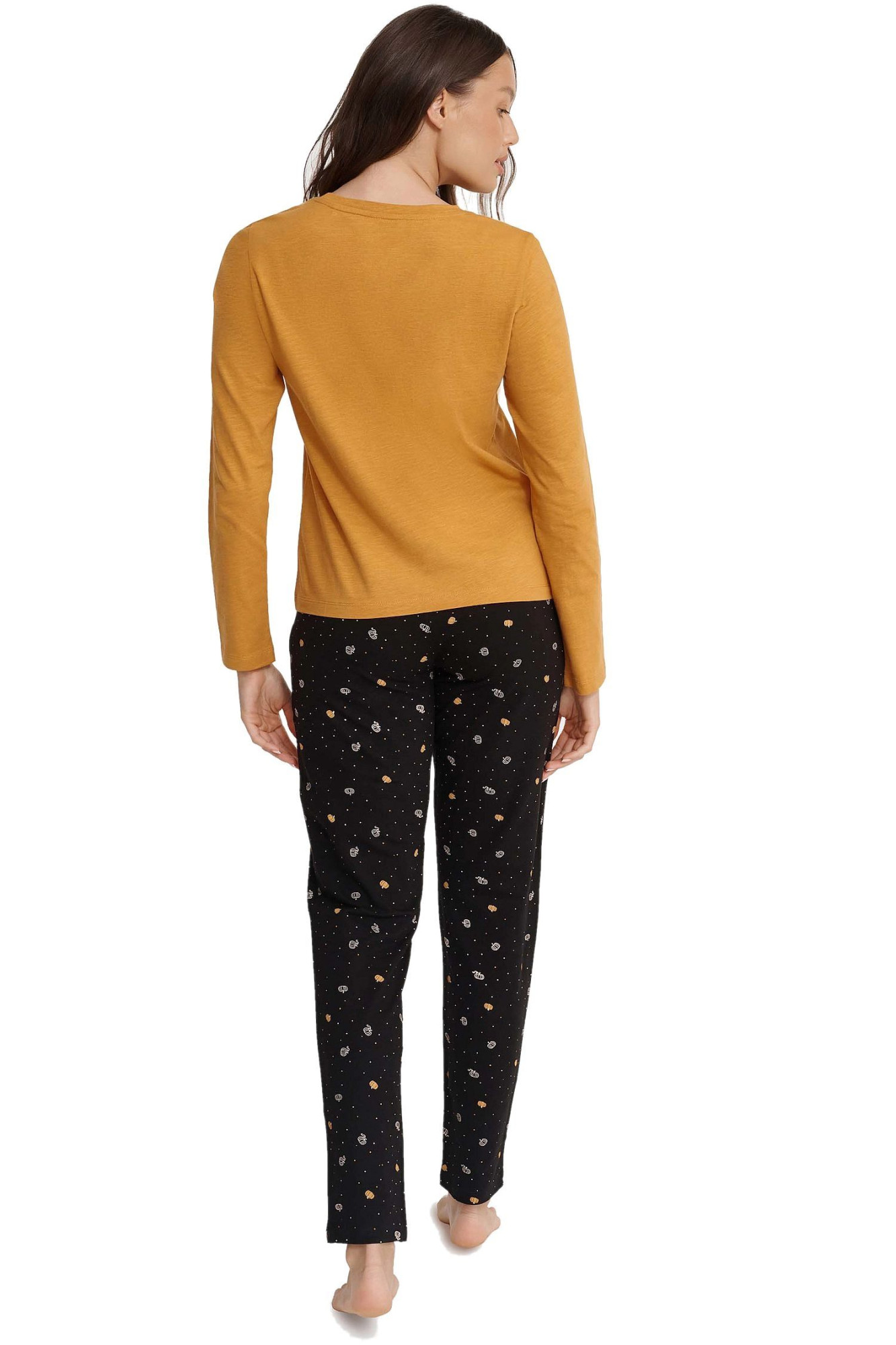 Dámské pyžamo model 18826467 - Henderson Barva: žluto-oranžová, Velikost: XL