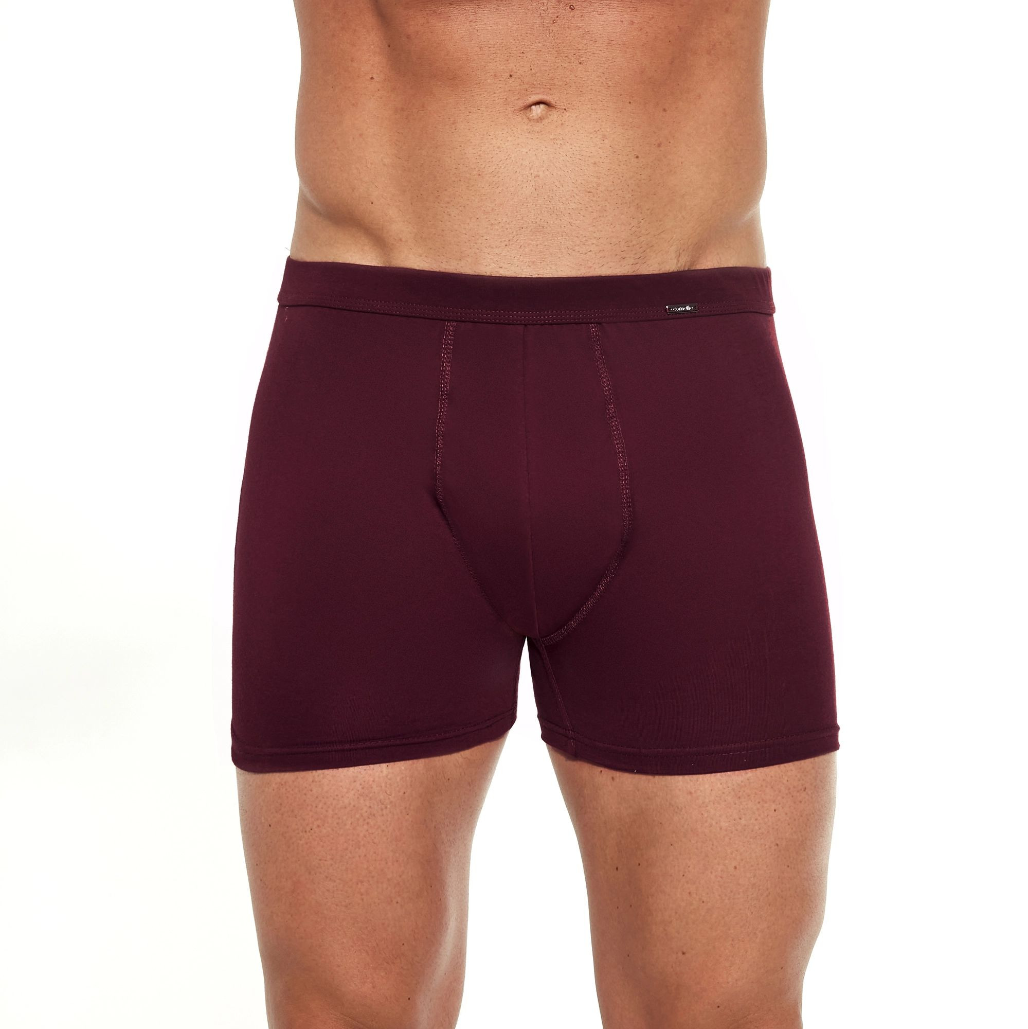 Pánské boxerky 092 Authentic claret - CORNETTE vínová 3XL