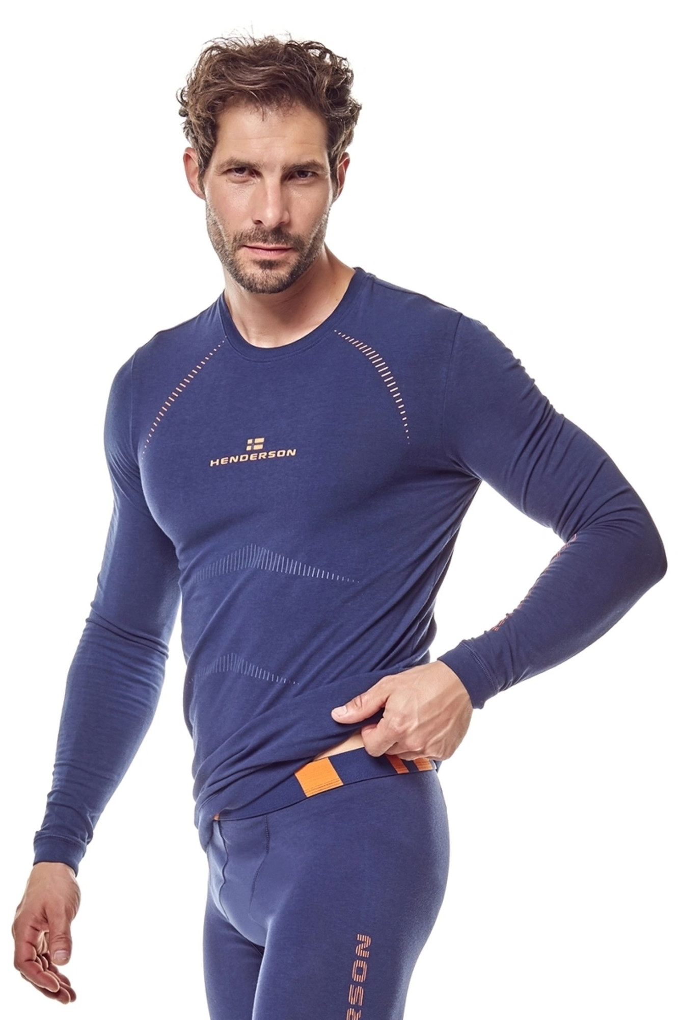 Fitness tričko 22969 Skin blue - HENDERSON tmavě modrá XL