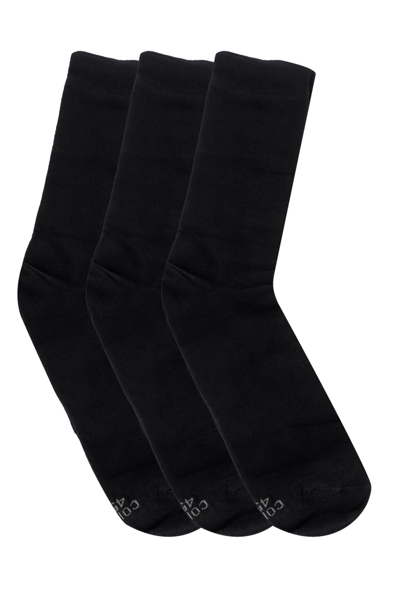 Pánské ponožky 3 pack Premium 3 pack black - CORNETTE černá 39/41