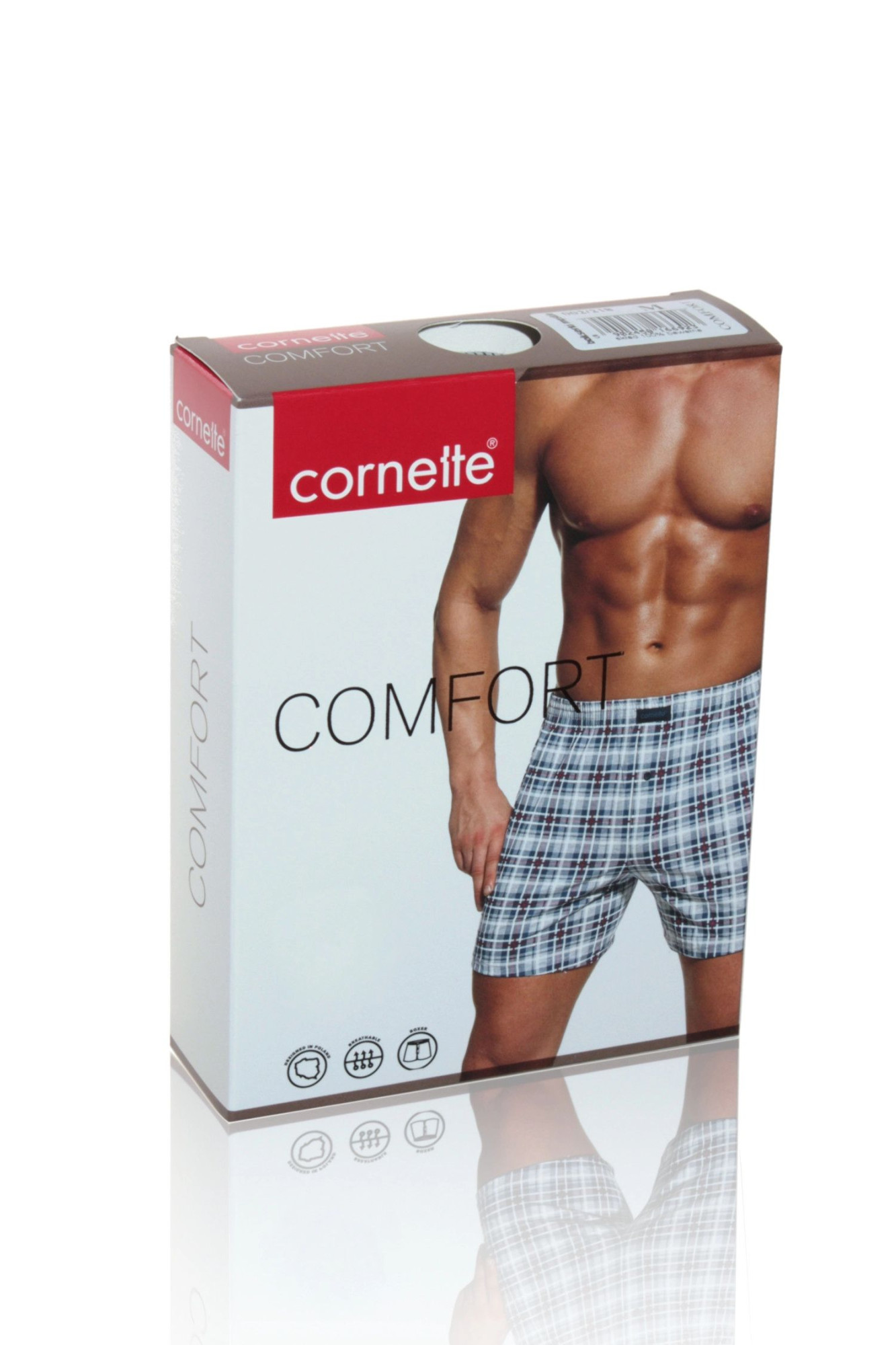 Pánské trenýrky 3 pack Comfort mix2 plus - CORNETTE vícebarevná 3XL