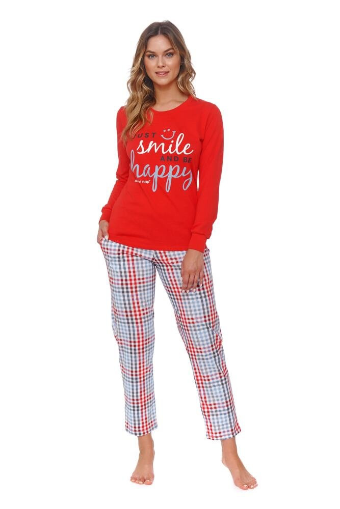 Dámské pyžamo Flow červené model 17627962 M - DN Nightwear