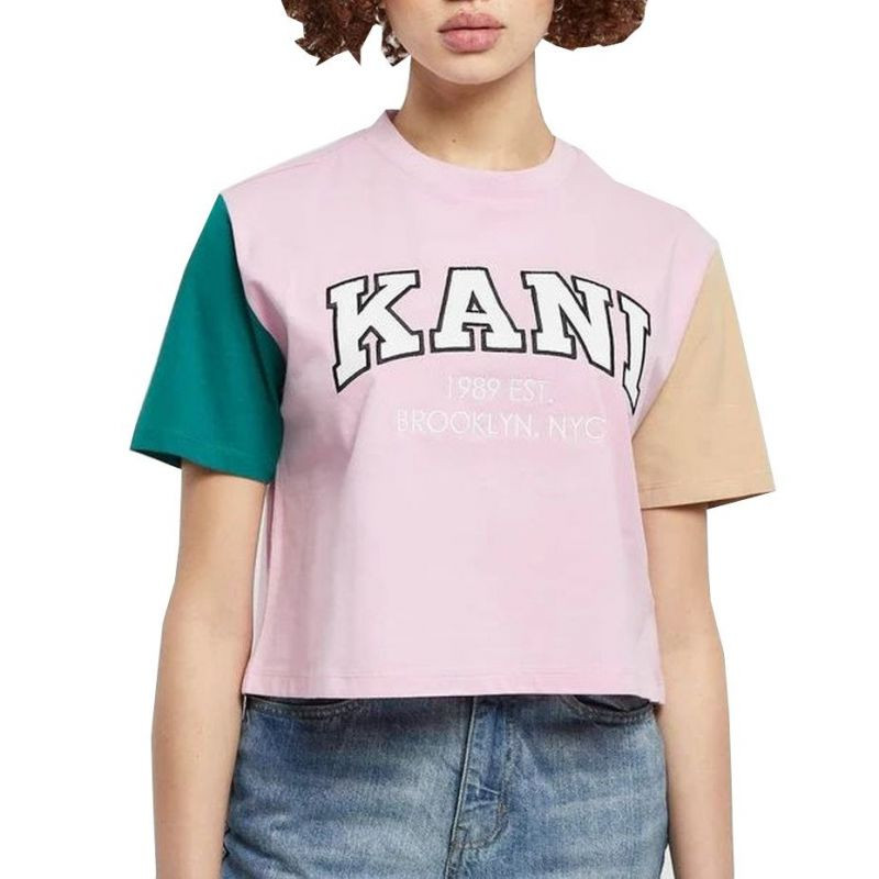 Karl Kani Tričko Serif Crop Block W 6130859 XS