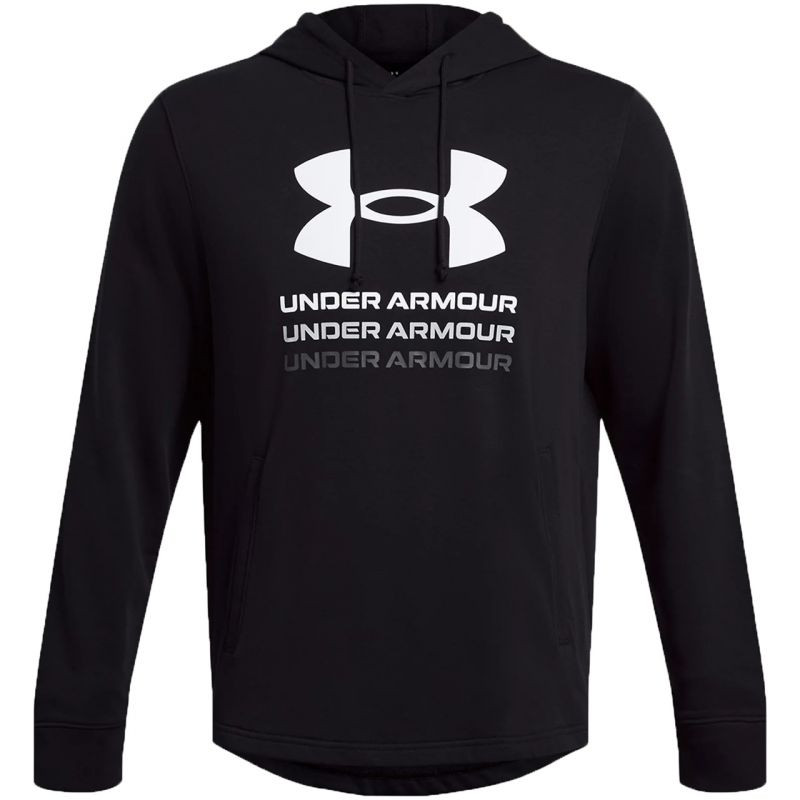 Mikina Under Armour UA Rival Terry Graphic Hoodie M 1386047 001 pánské XL