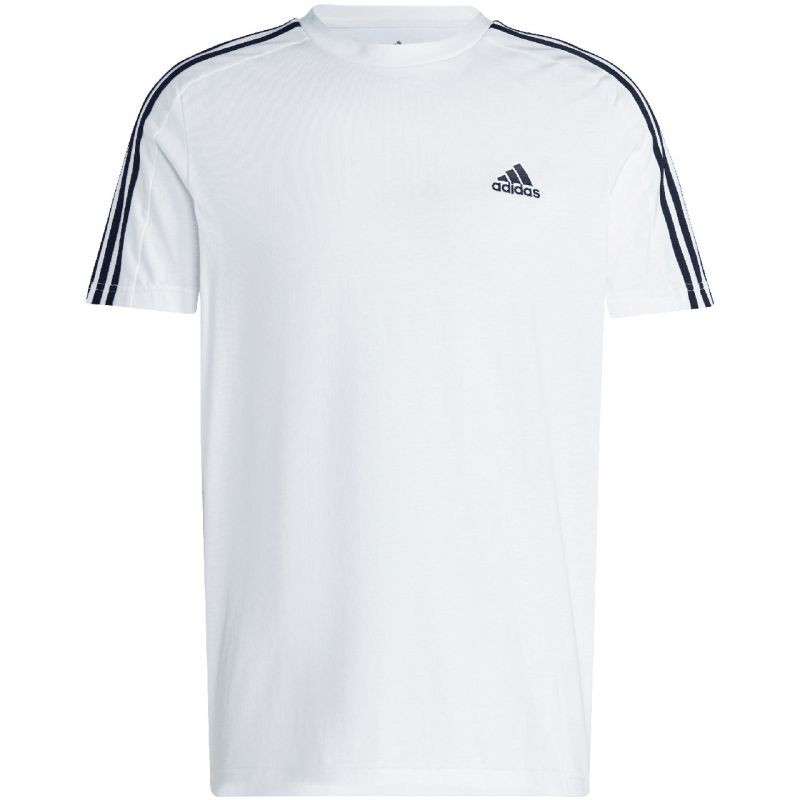 Adidas Essentials Single Jersey 3-Stripes Tee M IC9336 Muži L