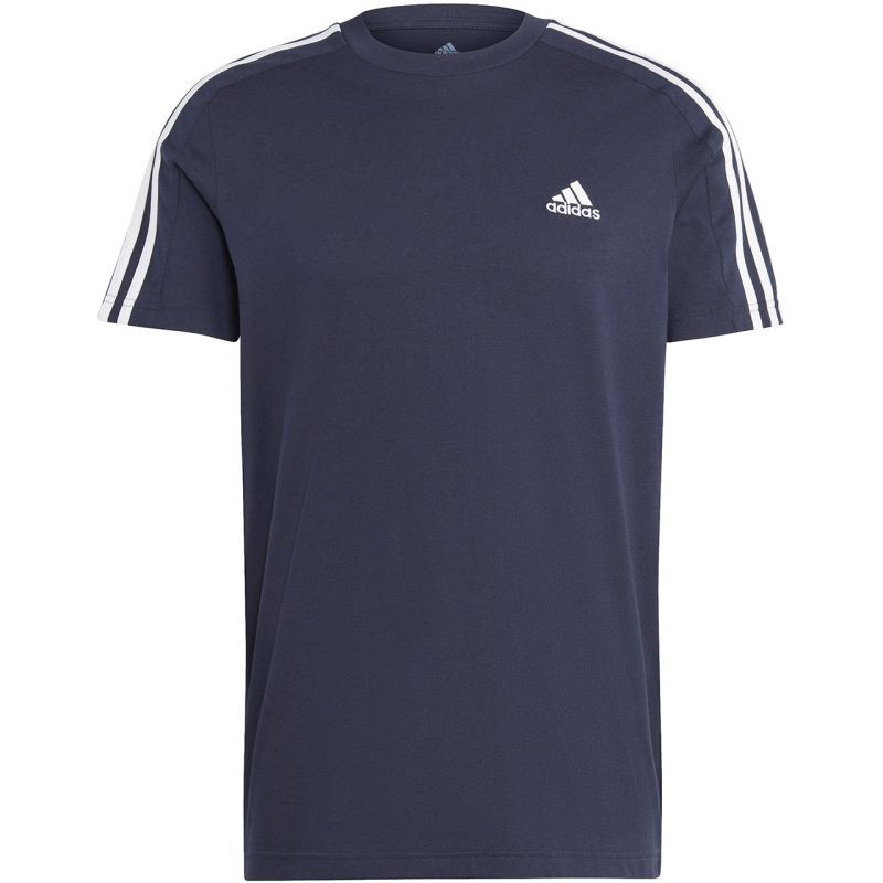 Pánské tričko adidas Essentials Single Jersey 3-Stripes Tee M IC9335 L