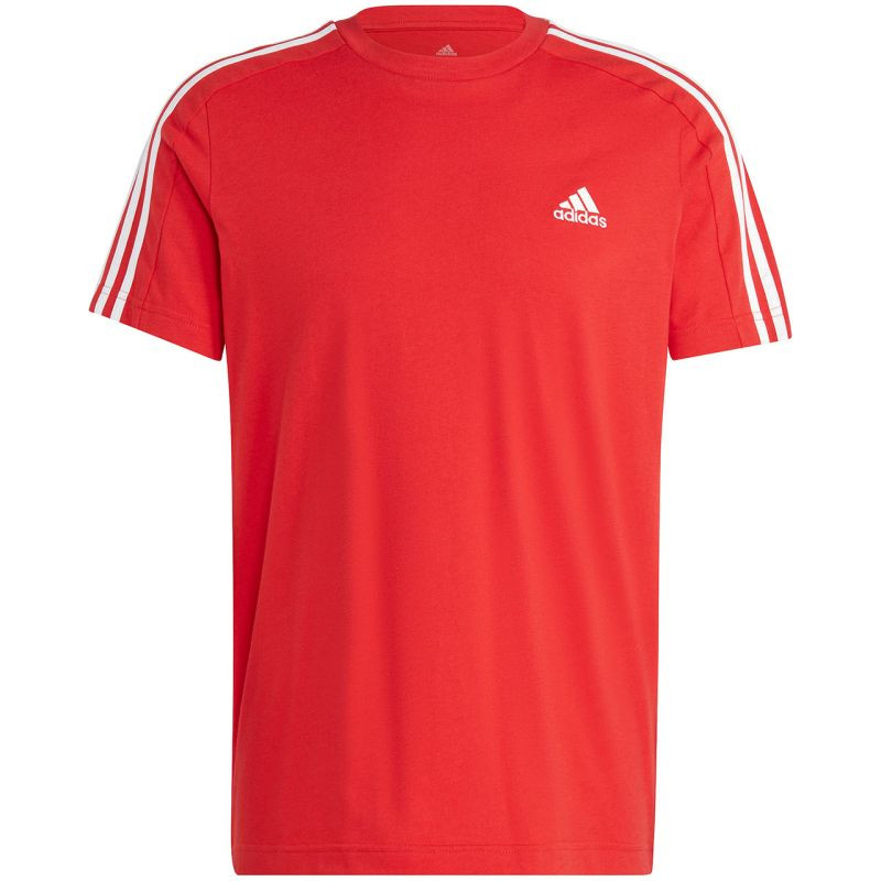 Pánské tričko adidas Essentials Single Jersey 3-Stripes M IC9339 L